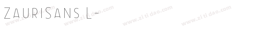 ZauriSans L转换器字体转换